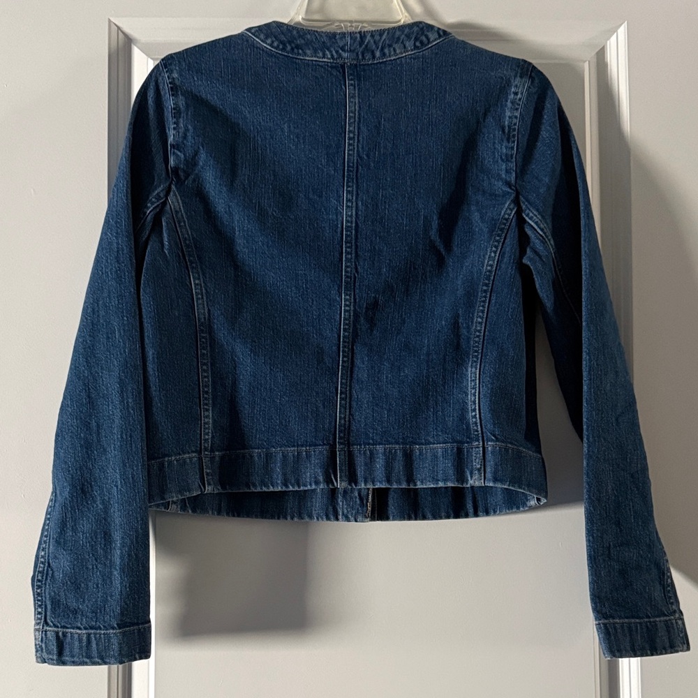 Denim Lady Jacket With Patch Pockets - image 5